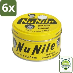 Murray's - Nu Nile - Pomade - Strakke Slick Look - Medium Hold - 85 ml - Voordeelverpakking - 6 stuks - Haar pomade - Slick look