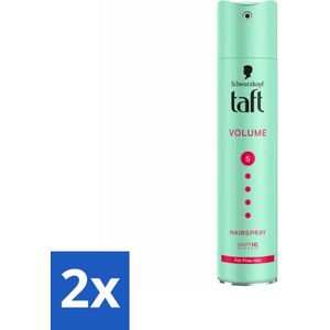 Taft - Volume 5 - Haarspray - Volumineuze hold - 250 ml - Voordeelverpakking - 2 stuks