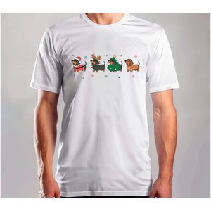 Christmas Dachshund - T Shirt - MerryChristmas - ChristmasVibes - Funny - Sarcasm - VrolijkKerstfeest - Kerstmis - Grappig - Sarcasme
