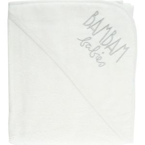 BamBam Handdoek met capuchon - Wit - Baby cadeau