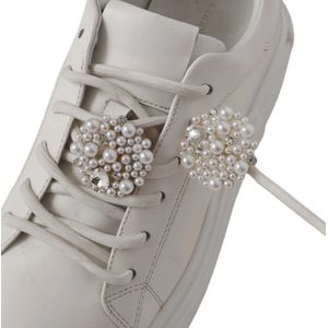 Schoenveter bedel parels - schoenveter gesp - schoenbedel - schoenaccessoire - veter gesp - veter bedel - 2 stuks