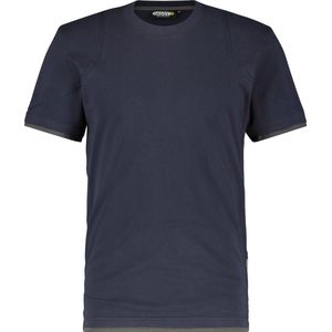 DASSY® Kinetic T-shirt - maat XL - NACHTBLAUW/ANTRACIETGRIJS