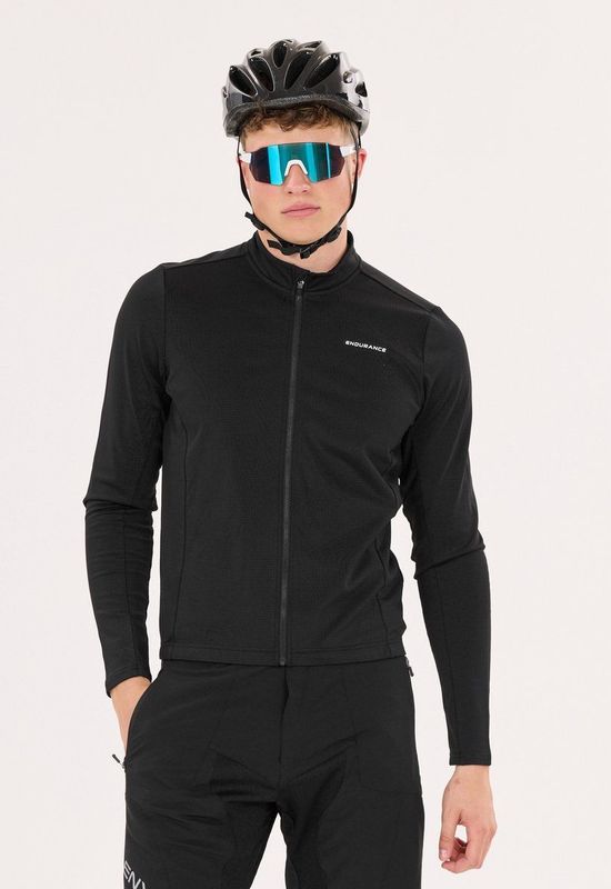 Endurance - Megah - Fietsshirt - Zwart - Sneldroogfunctie