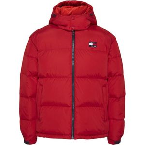 Tommy Hilfiger TJM Alaska Puffer Heren Winterjas - Rood - Maat M