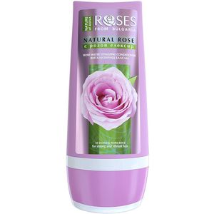 Natuurlijke haar conditioner - spoeling - met rozen water uit Bulgarije en argan olie - droog en beschadigd haar 200ml