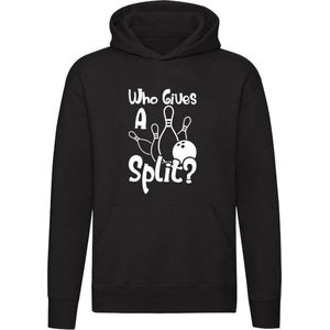 Who Gives A Split Hoodie - bowlen - sport - bowlingbaan - bowlingbal - unisex - trui - sweater - capuchon