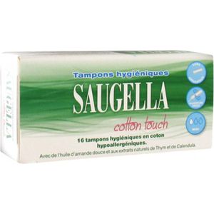 Saugella Cotton Touch 16 Mini Hygiënische Tampons
