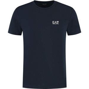Ea7 Emporio Armani - 8NPT26_PJVQZ - T-shirt - Blauw - Korte Mouwen - Slim Fit