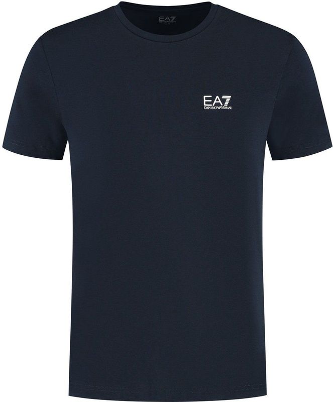 Ea7 Emporio Armani - 8NPT26_PJVQZ - T-shirt - Blauw - Korte Mouwen - Slim Fit