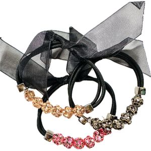 Haarelastiekjes - Haarspeld - Haarklem - Haar elastiek - Haarclip - Haarklemmen - Dames - 3 stuks - Zwart-Roze-Goud - Haar accessoires - Cadeau Tip -Sinterklaas - KERST