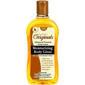 Africas Best Ultimate Organics Cocoa Butter & Shea Butter Moisturizing Body Gloss 355 ml