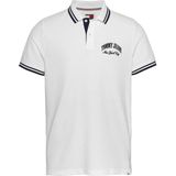 Tommy Jeans Reg Tipping Korte Mouw Poloshirt Wit L Man