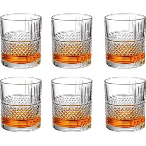 Whiskyglazen set, 6 stuks 300ML/10 OZ, whiskyglazen, glazen voor cocktails, stijlvolle waterglazen, sapglazen, drinkglazen