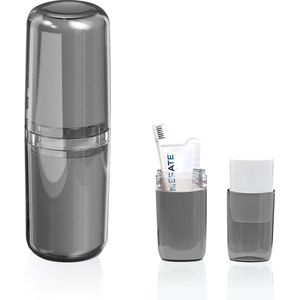 Ibenzoa® Draagbare Reisetui voor Tandenborstels en Tandpasta met Multifunctionele Opbergmogelijkheden