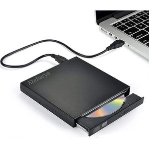 CD-ROM Speler Externe Dvd Usb 2.0 DVD-ROM Drivecd Rw Optische Drive Recorder Draagbare Voor Macbook Laptop Computer Pc Windows 7/8 zwart