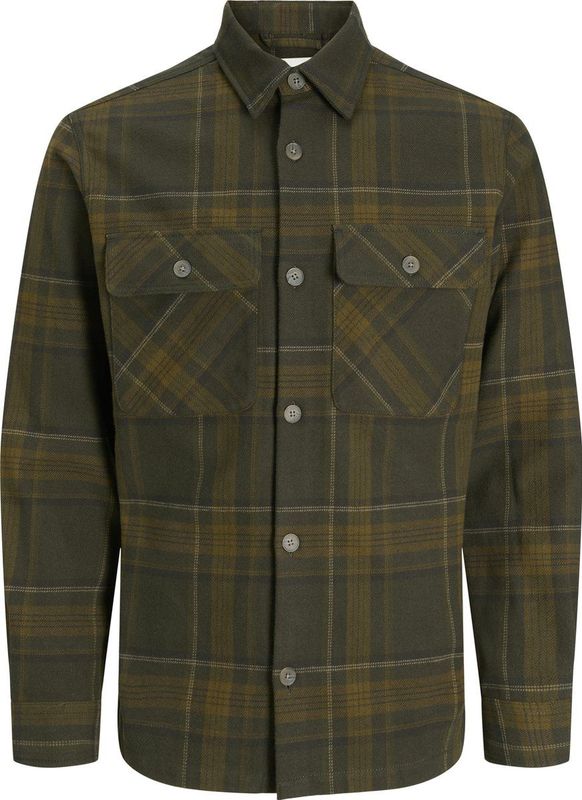 Jack & Jones - Jprrayle - Overhemd - Groen Dessin - 100% Katoen