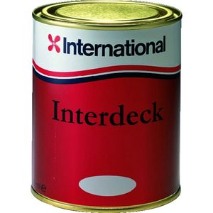 International Antislip verf : Interdeck Wit 001 750ml YJB000