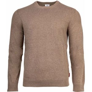 Joop Jeans - Pablor - Gebreide Trui - Medium Beige - Ronde Hals