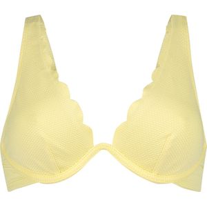 Hunkemöller Scallop Non-Padded Underwired Bikini Top Geel B85
