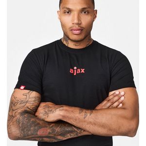 Ajax-t-shirt zwart de Meer senior
