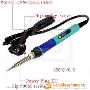 936d instelbare soldeerstation. 60W 80-450 °C