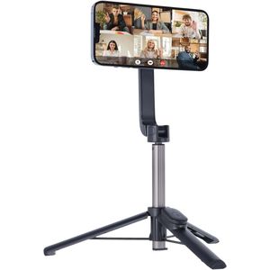 Multifunctioneel Smartphone Selfie Tripod - Compact Mini-statief met Afstandsbediening, Verstelbaar tot 65.6 cm - 3-in-1 Selfiestick & Statief