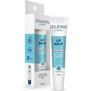 Celenes by Sweden Verzorgende Thermische Lippenbalsem - Ontspannend en Revitaliserend - 10 ml (2-pack) - Hydraterend, Voedend en Kalmerend - 100% Natuurlijk, Vegan, Alcoholvrij