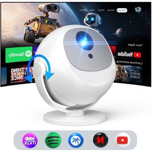 Mini Beamer - Projector met Wifi - Bluetooth