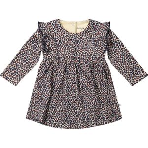 Ducky Beau Jurk Leopard Red - Maat 74