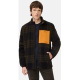 camel active - Sweatjasje - Donkerbruin - Met Verstelbaar Trekkoord en Contrastdetails