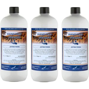 Handzeep Orange 1 liter - set van 3 stuks
