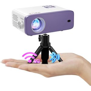 Mini Projector 1080P Full HD Met WiFi en Bluetooth - Draagbare Buitenbioscoop