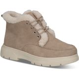 CAPRICE - Veterlaarsjes - Beige - Gevoerd - Leer/Suède