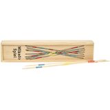 LG-Imports Houten Mikado - Speelgoed spel voor jong en oud - 18 cm stokjes - Inhoud: 31 stuks