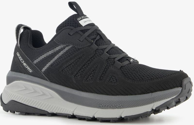 Skechers - Cascades - Casual Schoenen - Zwart - Synthetisch Textiel Houtskool Trim