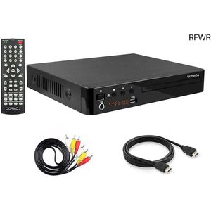 RFWR® HD DVD-speler voor tv met HDMI, USB en multi-regio ondersteuning - 1080p upscaling