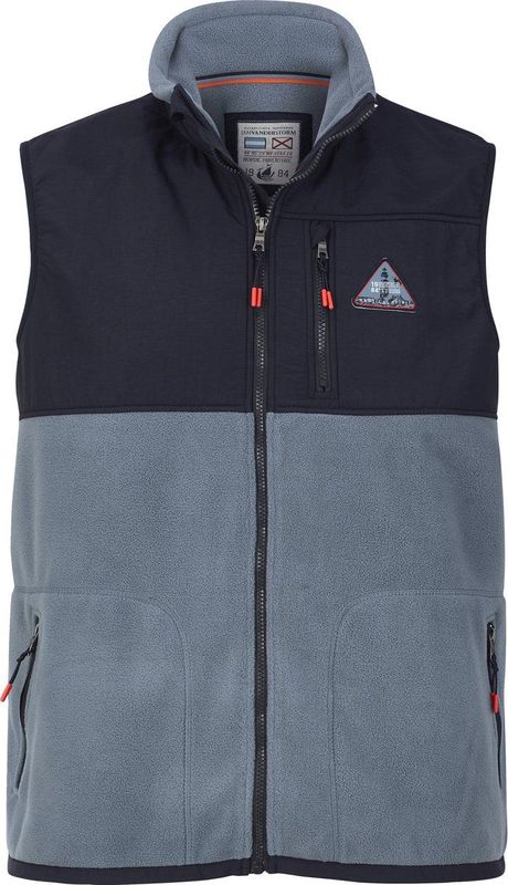 Jan Vanderstorm herren Fleecebodywarmer - 52/54 - blauw