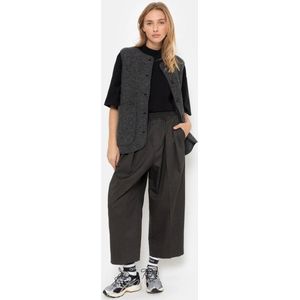 Âme Antwerp - Madison - Gilet - Donkergrijs - Mouwloos - Wol