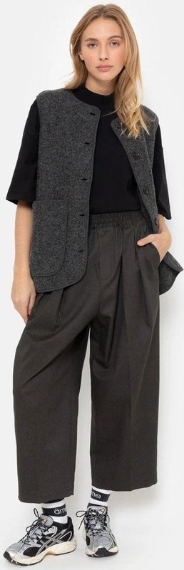 Âme Antwerp - Madison - Gilet - Donkergrijs - Mouwloos - Wol