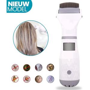 Elektrische Luizenkam - Vlooienkam - Luizenkam voor Mens & Dier - Netenkam - Elektrisch - Incl e-book