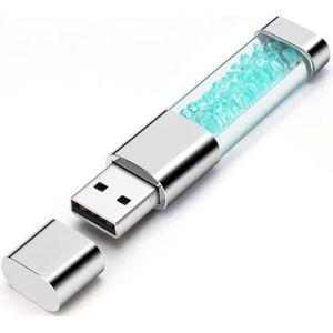 Schattige Blauwe Kristal USB Stick 64GB - Compacte Geheugenoplossing