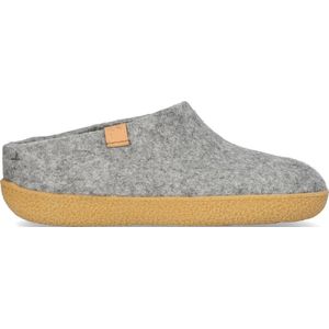 Tofvel - Slipa Maha Wolvilt Instap Pantoffels Marbled Light Grey - Maat 37