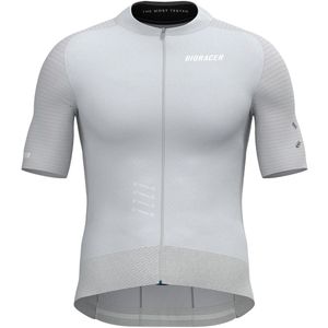 Bioracer Epic - Fietsshirt Heren Korte Mouw - Cool Grey - Maat XS