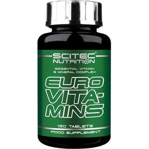 Scitec Nutrition - Euro Vita-Mins - Essentieel vitaminen en mineralen complex - 120 tablets - 30 porties