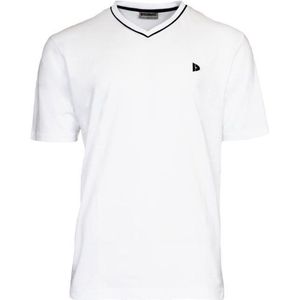 Donnay T-shirt - Sportshirt - V- Hals shirt - Heren - Maat L - Wit