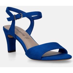 Tamaris - Dames Sandaal - Royal Blue - Stof - Zachte Binnenzolen