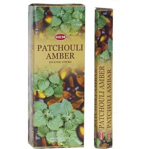 HEM Wierook - Patchouli Amber - Slof (6 pakjes/120 stokjes)