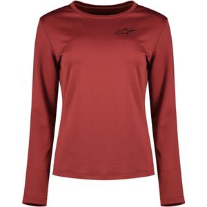 Alpinestars Bicycle A-dura Termic Korte Mouw Wielertrui Rood S Vrouw