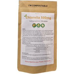 Natuurlijk.fit Chlorella Pure & Clean 180 tabletten