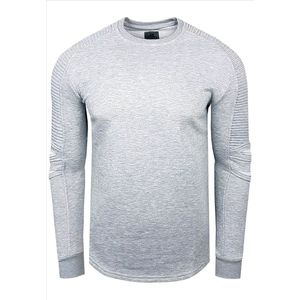 RustyNeal - Heren Trui - Grijs - Longsleeve - Modernfit